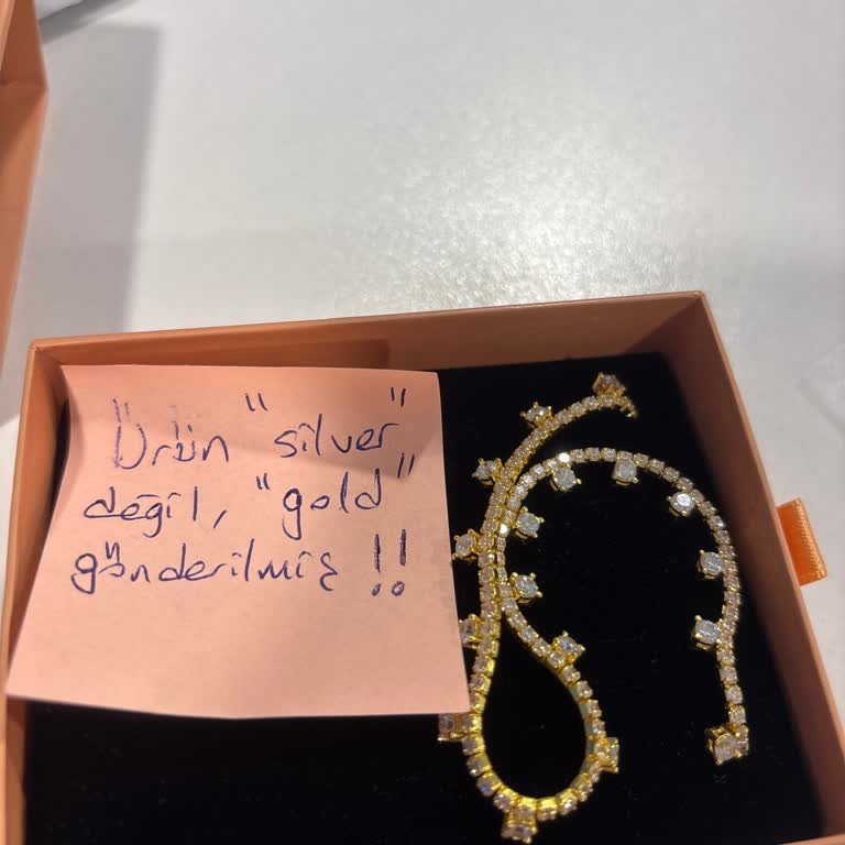 Çakıl Jewelry Sipariş Sonrası İletişim Yok Yanlış Ürün ve İade Sorunu