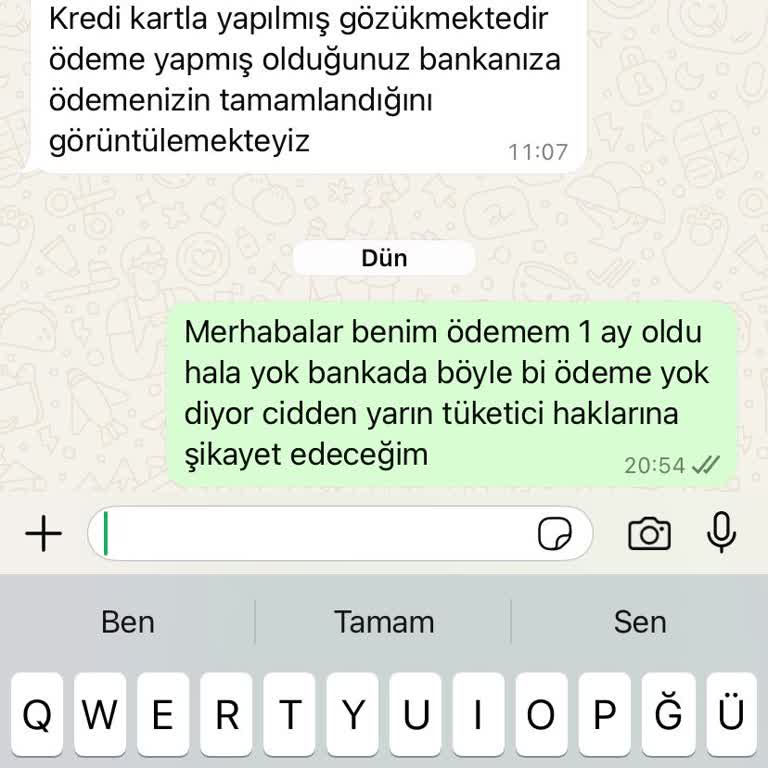 İade Edilen Ürünün Ücreti Bir Aydır Yatmadı