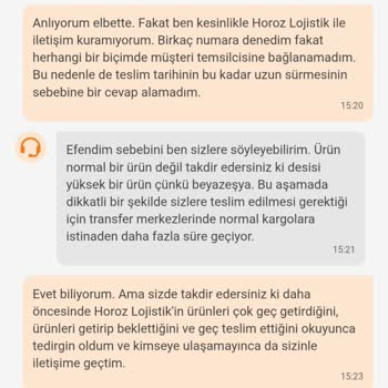 Buzdolabım Nerede Bilgi Yok, Teslimat Gecikiyor