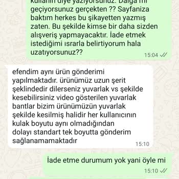 Yanlış Ürün Gönderimi Ve İade Taleplerine Geç Dönüş