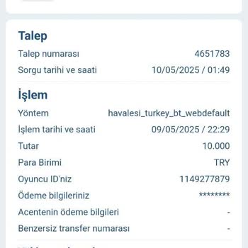 1xBet Yatırdığım 10 Bin Tl 4 Gündür Hesabıma Geçmedi