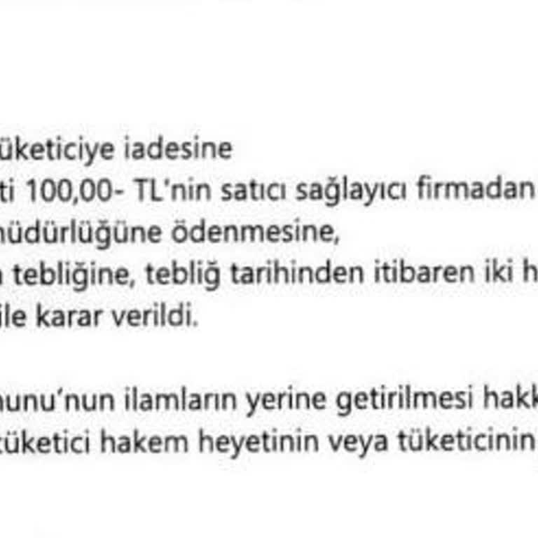 Mahkeme Kararına Rağmen Ürün Değişimi Yapılmıyor