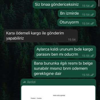 Dcey Elbisemi Hasarlı Ve Kirli Olarak Geri Gönderdi, İletişime Geçilmiyor