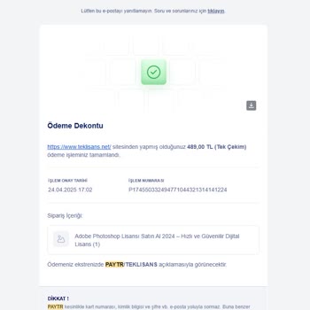 Korsan Yazılım Satışı Ve Lisans Sorunu Yaşadım