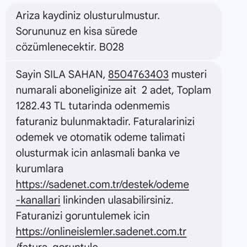 Kablo Arızası Nedeniyle Uzayan İnternet Kesintisi Ve Yetersiz Destek