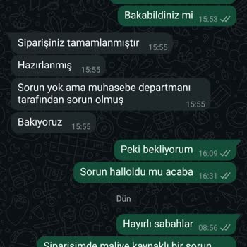 Yüksek Tutarla Alışveriş Sonrası İletişimsizlik Ve Sipariş Durumu Belirsizliği