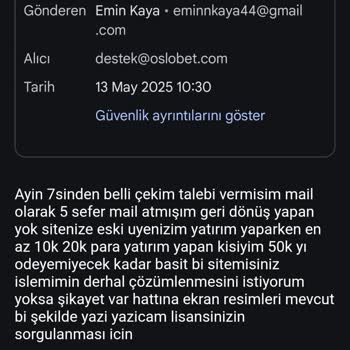 Kazanç Ödemesi Gecikiyor Ve Müşteri Hizmetlerine Ulaşamıyorum
