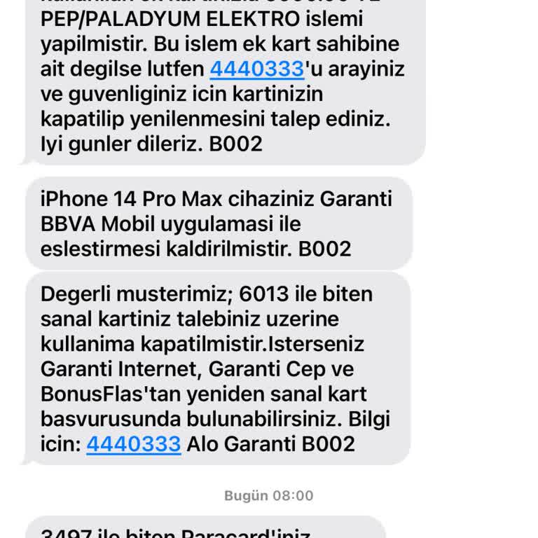 Bilgim Dışında Açılan Sanal Kart Ve Yüksek Harcama Şoku