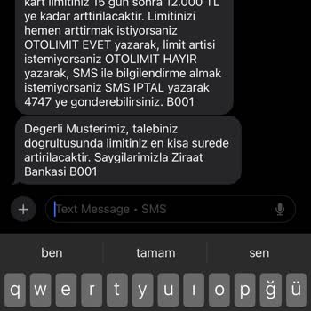 Kredi Kartı Limit Artışı Mesajı İle Gerçek Uygulama Arasındaki Tutarsızlık