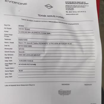 Xiaomi Hesabı Nedeniyle Kitlenen Telefonum İçin Haksız Servis Ücreti Alındı