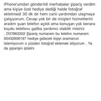Kişiye Özel Fotoğraflı Hediye Siparişimde Fotoğraf Eklenmedi Ve İade Sorunu Yaşıyorum