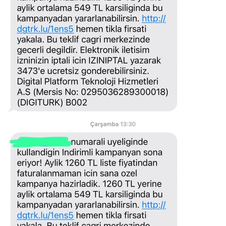Taahhüt Süresi Bitmeden Gelen Yanıltıcı Mesajlar Rahatsız Ediyor