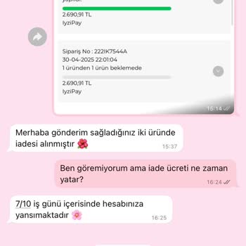 Defolu Ürün Ve Eksik İade Mağduriyeti