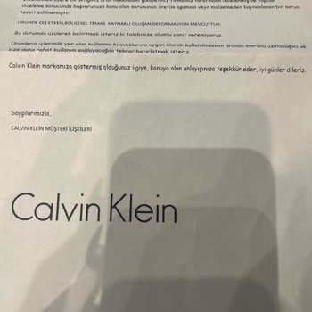 Calvin Klein Çantamın Zinciri Ve Derisi Kısa Sürede Deforme Oldu, İnceleme Sonucu Mağduriyetimi Gidermedi