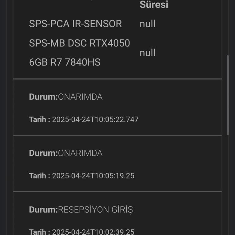 BDH Bilişim Destek Hizmetleri HP Laptopumun Onarımı Gecikti İkame Cihaz Verilmedi