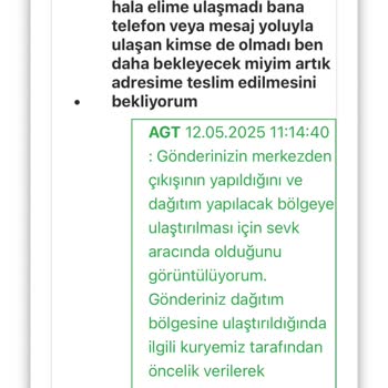 Teslim Edilmeyen Kargo Ve Yetersiz Müşteri Hizmetleri Nedeniyle Mağduriyet