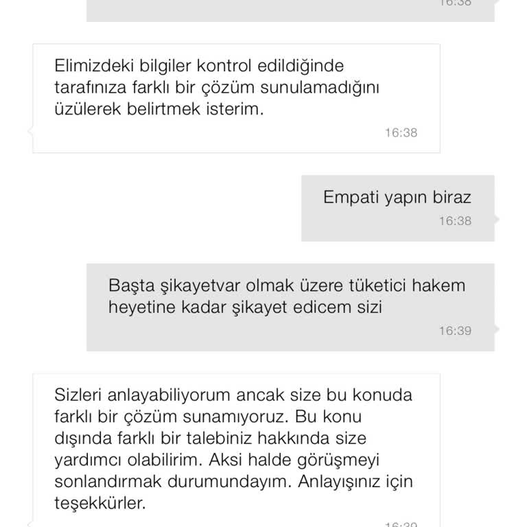 Sipariş Teslimatı Gecikti, İade Kabul Edilmiyor