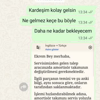 Sıfır Motorumun Amortisör Sorunu 3 Aydır Çözülmedi