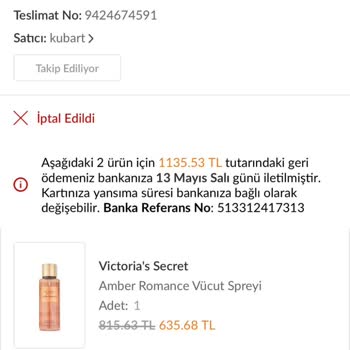 Trendyol Kübra Sarıgöl Kubart Satıcı İade Sorunu