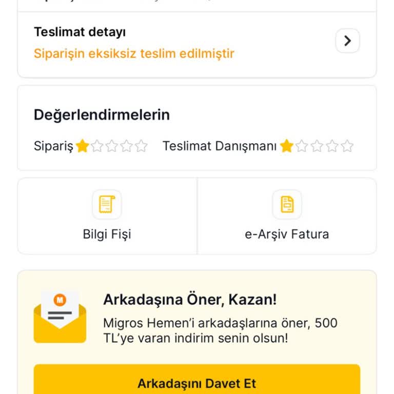 Migros'tan Aldığım 1 Alana 1 Bedava Kampanyasında Mağduriyet Yaşadım