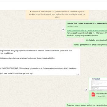 Çiçek Siparişim Gelmedi Param Da İade Edilmedi