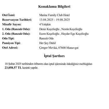 Obilet Rezervasyonum Otelde Görünmüyor, Paramı Ve Fırsatımı Kaybettim