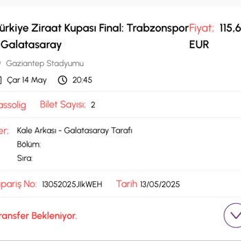Satın Alınan Biletin Transferi Saatlerdir Yapılmadı
