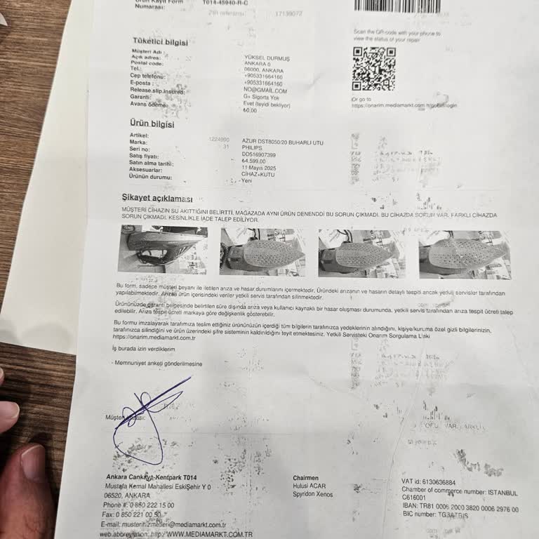 Satın Aldığım Ütü Su Akıttı, Mağaza İade Talebimi Reddetti