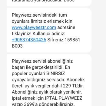 Kullanmadığım Uygulama İçin Faturama 229 TL Yansıtıldı