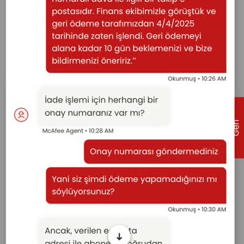 McAfee Ürün İadesinde Yaşanan Süreç Sorunları Ve Yanıltıcı Bilgilendirme