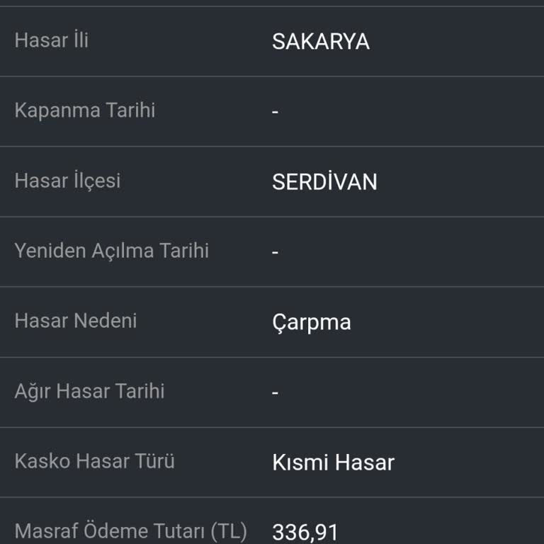 Kasko Pert İşlemi Ve Güncel Bedel Ödemesinde Mağduriyet Yaşıyorum