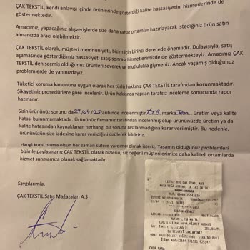 Pantolon Yıkandıktan Sonra Oluşan Lekeler İçin Değişim Reddedildi