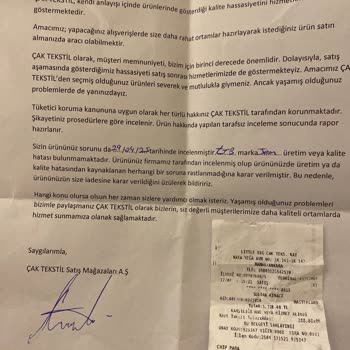 Pantolon Yıkandıktan Sonra Oluşan Lekeler İçin Değişim Reddedildi