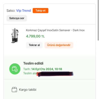 Korkmaz Çayşef Semaver Sürekli Arızalanıyor, Pişman Oldum
