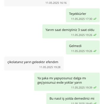 Anneler Günü Siparişim Eksik Teslim Edildi, Destek Yetersiz Kaldı