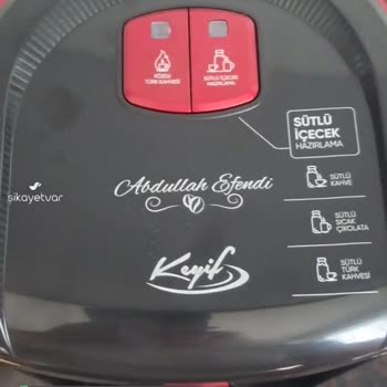 Abdullah Efendi Kahve Makinesi Arızası