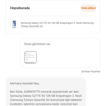 Hediyeli Kulaklık Gönderilmedi, Talebime Dönüş Yapılmıyor