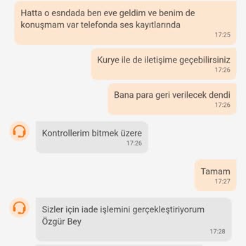 İptal Edilen Siparişin Ücret İadesi Yapılmadı, Burs Param Gitti