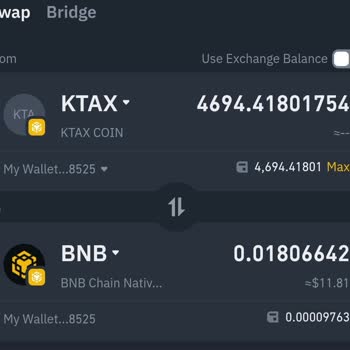 Binance Coin Satışında Değer Kaybı Ve Swap Sorunu