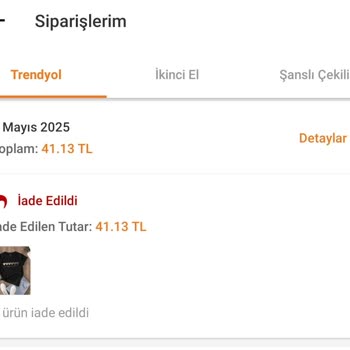 Trendyol Sweetline Kargo İptali