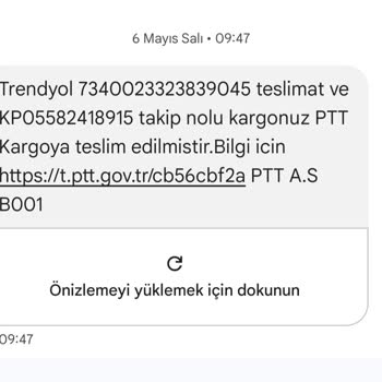 Trendyol Sweetline Kargo İptali