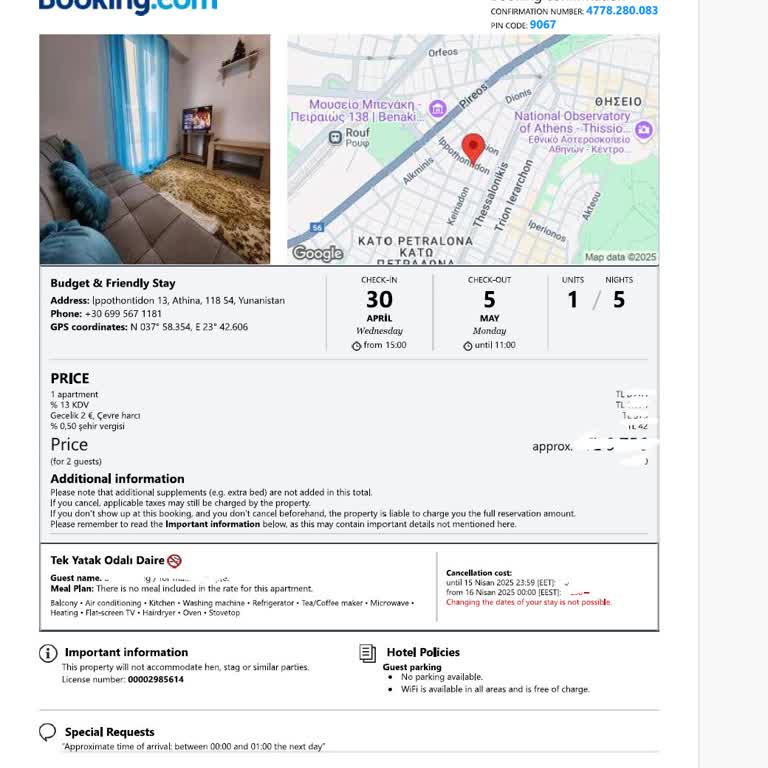 I Booked a Hotel in Athens on Booking.com but It Didn’t Exist