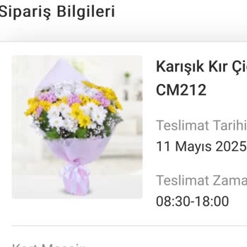 Çiçek Market Görseldeki Çiçekle Gelen Çiçek Arasında Büyük Fark Hayal Kırıklığı