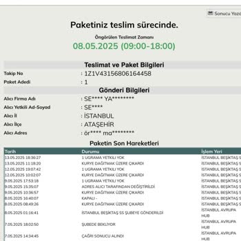 Teslimat Yapılmıyor, Kurye Adrese Hiç Gelmiyor