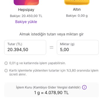 Hepsiburada Altın Alımında Yüksek İşlem Ücreti Ve Şeffaflık Sorunu