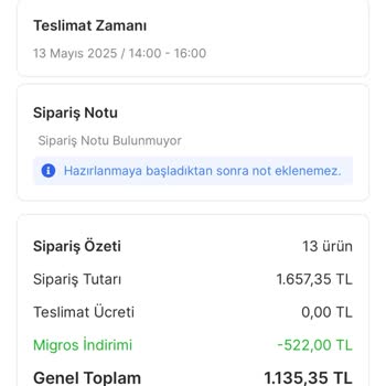 Migros Eksik Ürün Teslimatı ve Yanlış Ücretlendirme Sorunu