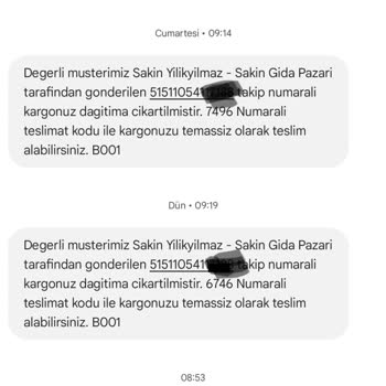 Sürekli Dağıtıma Çıkıp Teslim Edilmeyen Kargo Mağduriyeti