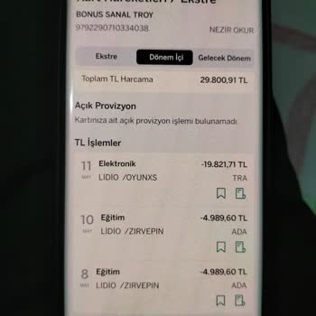 Bilgim Dışında Yapılan Yüksek Tutarli Sanal Kart İşlemleri İçin İtirazım Var