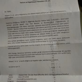 Kazandığım Beymen Hediye Kodu Teslim Edilmiyor, Tüm İşlemleri Tamamladım