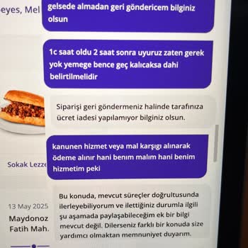Getir Siparişim Gecikti İptal Hakkım Engellendi